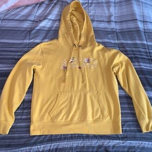Yellow Aeropostale hoodie